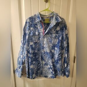 Tommy Bahama size large linen resort shirt